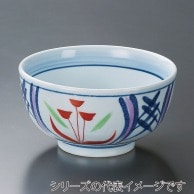 山万 赤絵　間取花多用丼　大  41513－149 1個（ご注文単位1個）【直送品】