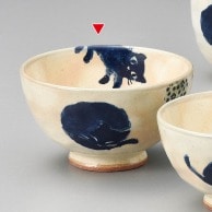 山万 猫にまり茶碗　大  43737-579 1個（ご注文単位1個）【直送品】