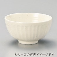 【直送品】山万 ソギ白粉引　丸碗大  44436－319 1個（ご注文単位1個）