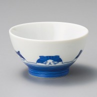 【直送品】山万 シチタ猫茶碗  44925－199 1個（ご注文単位1個）