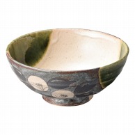 【直送品】山万 織部　椿　飯碗　大  49403－519 1個（ご注文単位1個）