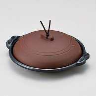 >【直送品】山万 庵陶板素焼茶　φ16浅  57002－419 1個（ご注文単位1個）