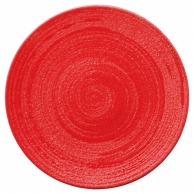 山万 Stella（ステラ）　赤刷毛 24cmフラットプレート 58913－139 1個（ご注文単位1個）【直送品】