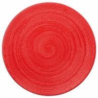 山万 Stella（ステラ）　赤刷毛 29cmフラットプレート 58914－139 1個（ご注文単位1個）【直送品】