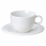 山万 アルテ　特白磁　コーヒー碗皿  66311－409 1個（ご注文単位1個）【直送品】