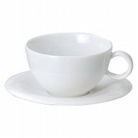 >山万 アルテ　特白磁　紅茶碗皿  66314－409 1個（ご注文単位1個）【直送品】