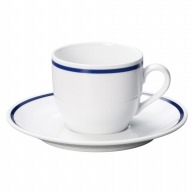 山万 インディゴブルー　ダイアセラム　コーヒー碗皿  67922－479 1個（ご注文単位1個）【直送品】