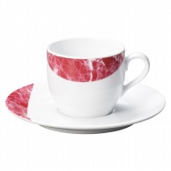 【直送品】山万 エンペラドール・レッド　インズ コーヒー碗皿 67977－479 1個（ご注文単位1個）