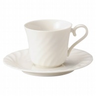 【直送品】山万 シルキーウェーブ　コーヒー碗皿  68510－029 1個（ご注文単位1個）