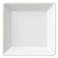 山万 エトワールプラット白磁　8cm正角皿  69616－189 1個（ご注文単位1個）【直送品】