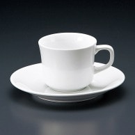 山万 RC白磁　コーヒー碗皿  71430－409 1個（ご注文単位1個）【直送品】