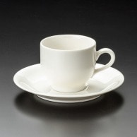 【直送品】山万 NB　サニーホワイトコーヒー碗皿  71703－059 1個（ご注文単位1個）