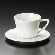 【直送品】山万 シルビア　ホワイト紅茶碗皿  71748－409 1個（ご注文単位1個）