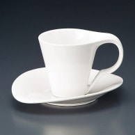山万 モデル　ホワイトコーヒー碗皿  71803－459 1個（ご注文単位1個）【直送品】