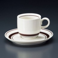【直送品】山万 ストン茶線　コーヒー碗皿  71948－409 1個（ご注文単位1個）