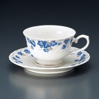 【直送品】山万 ブルーターフ　コーヒー碗皿  72081－459 1個（ご注文単位1個）