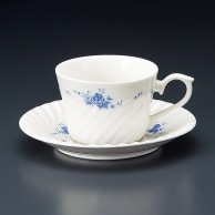>【直送品】山万 ブルーローズNB　紅茶碗皿  72106－409 1個（ご注文単位1個）