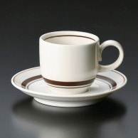 【直送品】山万 ストン茶線　デミタス碗皿  72163－409 1個（ご注文単位1個）