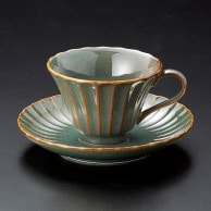 山万 かすみ山藍コーヒー碗皿  72184－029 1個（ご注文単位1個）【直送品】