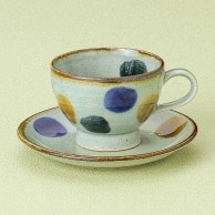 山万 琉球三彩　ブルーコーヒー碗皿  72339－409 1個（ご注文単位1個）【直送品】