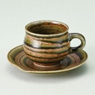 山万 オリベライン　コーヒー碗皿  72451－409 1個（ご注文単位1個）【直送品】