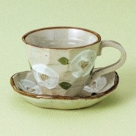 山万 白椿　コーヒー碗皿  72484－319 1個（ご注文単位1個）【直送品】