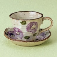 【直送品】山万 紫椿　コーヒー碗皿  72487－319 1個（ご注文単位1個）