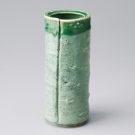 山万 合わせ緑釉　花瓶  87003－449 1個（ご注文単位1個）【直送品】