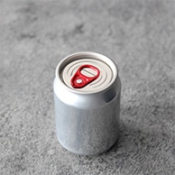【直送品】BMターゲット 缶シーリング専用アルミ容器 円柱　250ml　フルオープン 赤タブ 1個（ご注文単位100個）