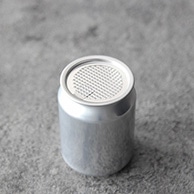 【直送品】BMターゲット 缶シーリング専用アルミ容器 円柱　250ml　フルオープン 銀フタ 1個（ご注文単位200個）