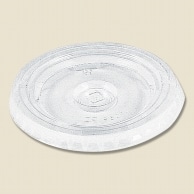 HEIKO プラスチックカップ 平型蓋 口径95mm用 C穴付 透明 100個
