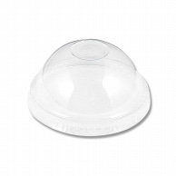 HEIKO プラスチックカップ ドーム型蓋 口径95mm用 C穴付 透明 100個