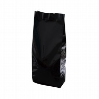 >【直送品】 ヤマニパッケージ ガゼット袋 200g　インナーバルブ付 COT－907　マット黒 50枚/束（ご注文単位20束）