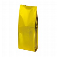 ヤマニパッケージ ガゼット袋 200g　インナーバルブ付 COT－910　ゴールド 100枚/束（ご注文単位10束）【直送品】