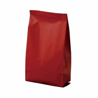 【直送品】 ヤマニパッケージ ガゼット袋 100g　インナーバルブ付 COT－925　マット赤 100枚/束（ご注文単位20束）