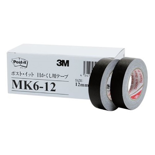MK6-12 ポストイット　目かくしテープ　　６巻入 1箱 (ご注文単位1箱)【直送品】