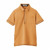 半袖ポロシャツ　男女兼用 HSP003－14　サニーオレンジ　S  1個（ご注文単位1個）【直送品】