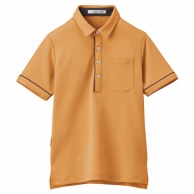 半袖ポロシャツ　男女兼用 HSP003－14　サニーオレンジ　3L  1個（ご注文単位1個）【直送品】
