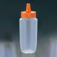 >【直送品】 ドレッシングボトル（ネジキャップ式）HPP－360 360ml　オレンジ  1個（ご注文単位1個）