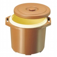 【直送品】 プラスチック　保温食缶　ごはん用 DF－R1　大　D／B  1個（ご注文単位1個）