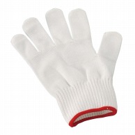 耐切創手袋　タフテック　赤　M（2枚1組）   1個（ご注文単位1個）【直送品】