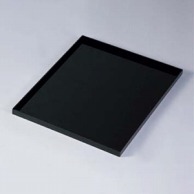 【直送品】 菓子ケース用バット　タイプ1　黒 210×220×H15  1個（ご注文単位1個）