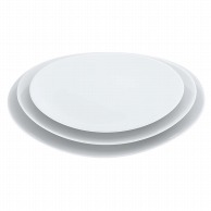 【直送品】 磁器　中華・洋食兼用食器　白楕円皿　25cm   1個（ご注文単位1個）
