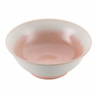 >【直送品】 磁器　中華食器　釉彩ピンク　高台丼　6．8寸   1個（ご注文単位1個）