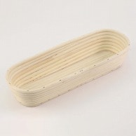 籐製　発酵ねかしカゴ　オーバルロング型 VC－5　内寸350×120  1個（ご注文単位1個）【直送品】