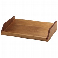 >【直送品】 木製　オーガナイザーボックス用スタンド　1段3列 茶  1個（ご注文単位1個）