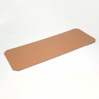 ドウシシャ スチールラックパーツ ルミナス ウッドシート 25mm径 121.5cm用 MS1245-NB ナチュラル&Dブラウン 1枚