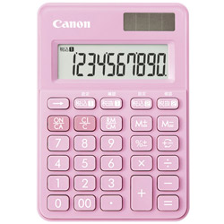 キヤノン W税ミニミニ電卓  Strawberry Pink LS-100WT-SP ［10桁 /W税率対応］ LS100WTSP 1個（ご注文単位1個）【直送品】