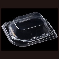 >【直送品】 エフピコ サラダ容器　葉皿　嵌合蓋 T－葉皿15－12　APET　エコ  50枚/袋（ご注文単位30袋）