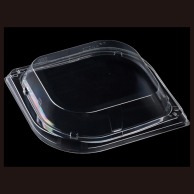 【直送品】 エフピコ サラダ容器　葉皿　嵌合蓋 T－葉皿19－18　APET　エコ  50枚/袋（ご注文単位16袋）
